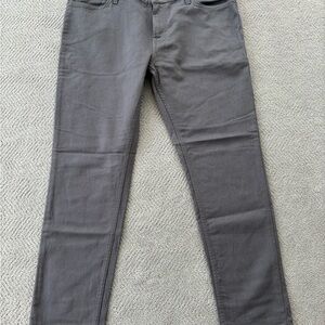 Banana Republic Charcoal Skinny Fit Traveler Pants